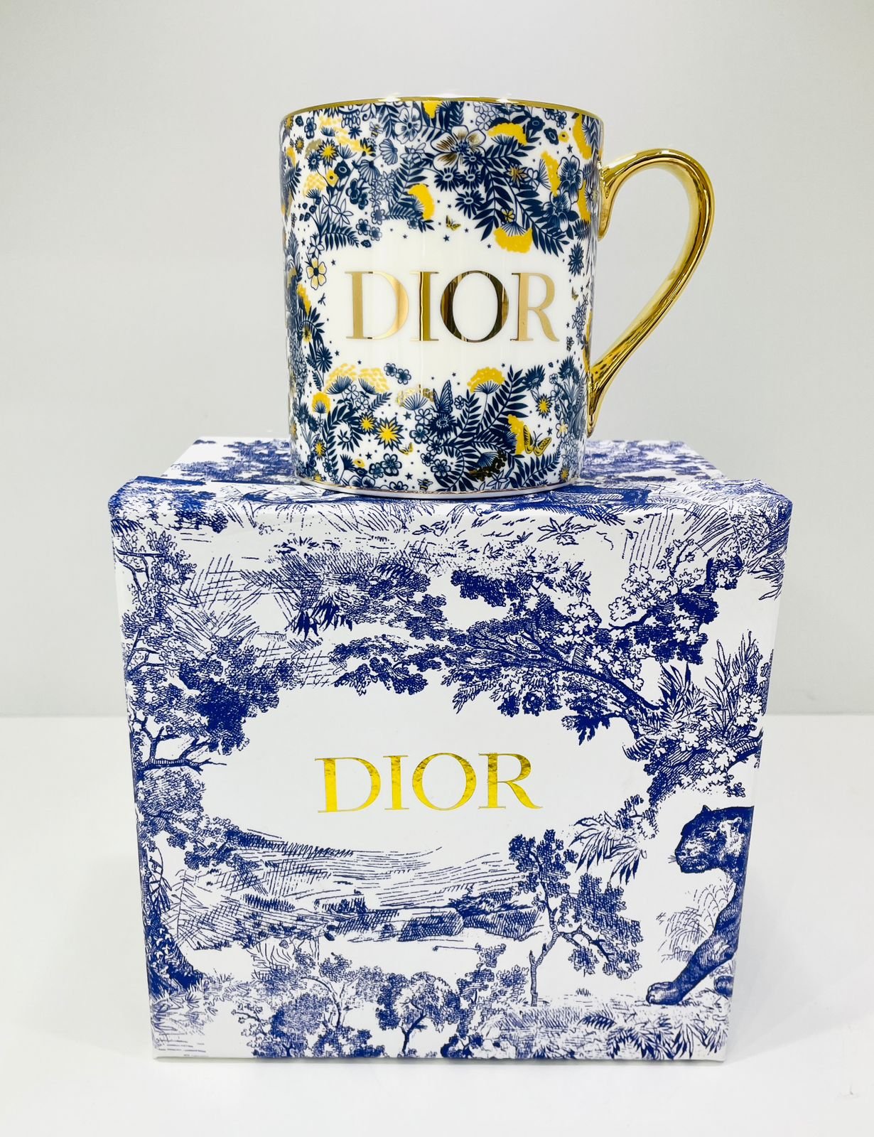 single blue mug - Dior Cups | Aleppo Gift UAE